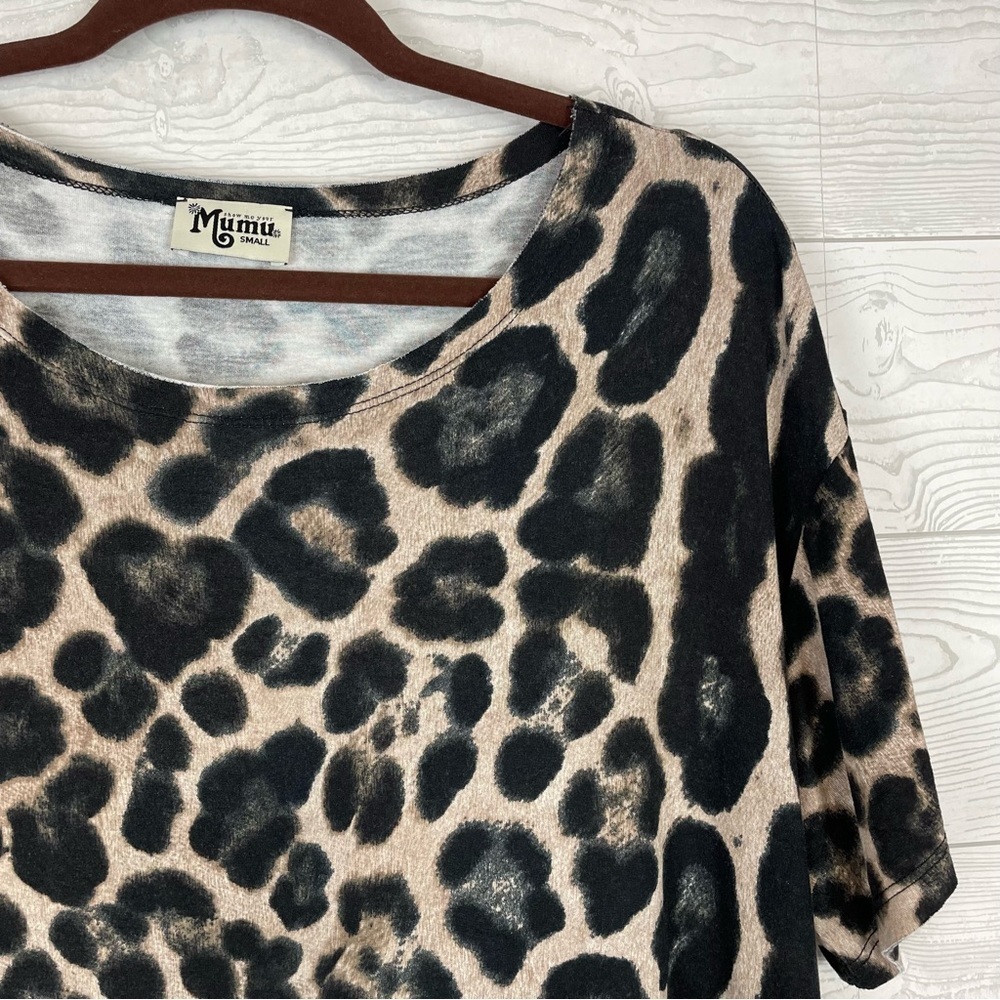Show Me Your MuMu Animal Print Blouse Size Small - Picture 4 of 4
